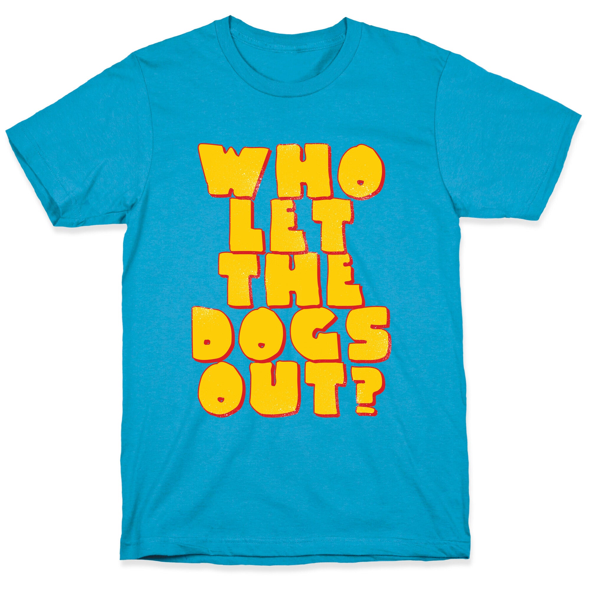 Who Let the dogs Out? Unisex Triblend Tee